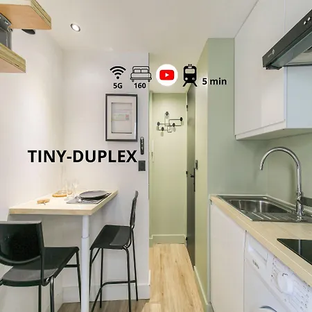 Tiny-Duplex Apartment Lyon Exterior photo